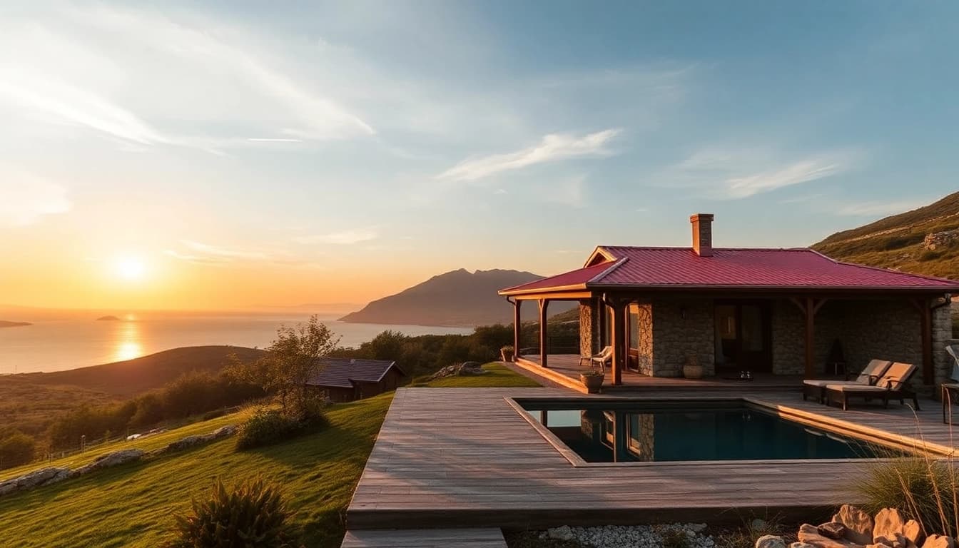 Entdecke ein traumhaftes haus in nordzypern kaufen mit Meerblick und privatem Pool in ruhiger Lage.