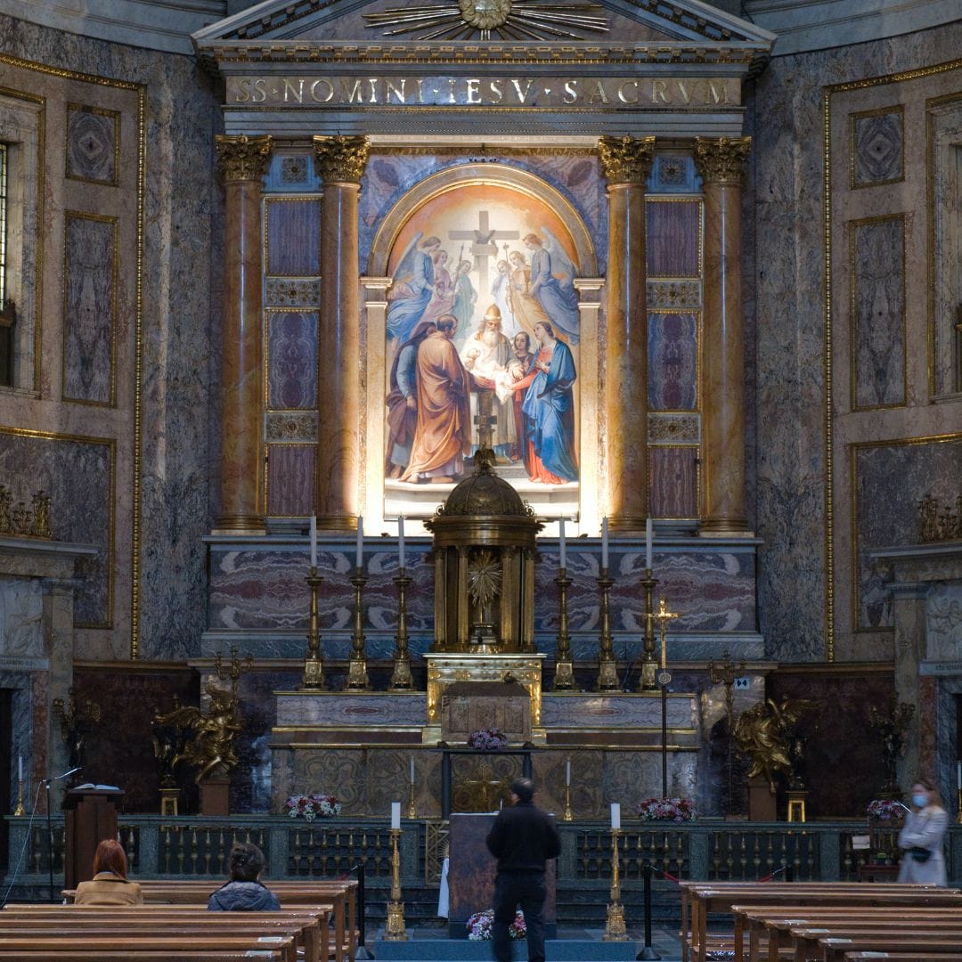 nicole john und sebastian altar