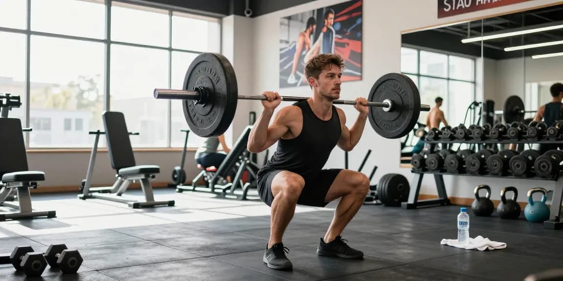 Anabolika Shop Deutschland: Athlet trainiert in dynamischer Fitnessumgebung und zeigt muskelerbauliche Krafttrainingsroutinen.