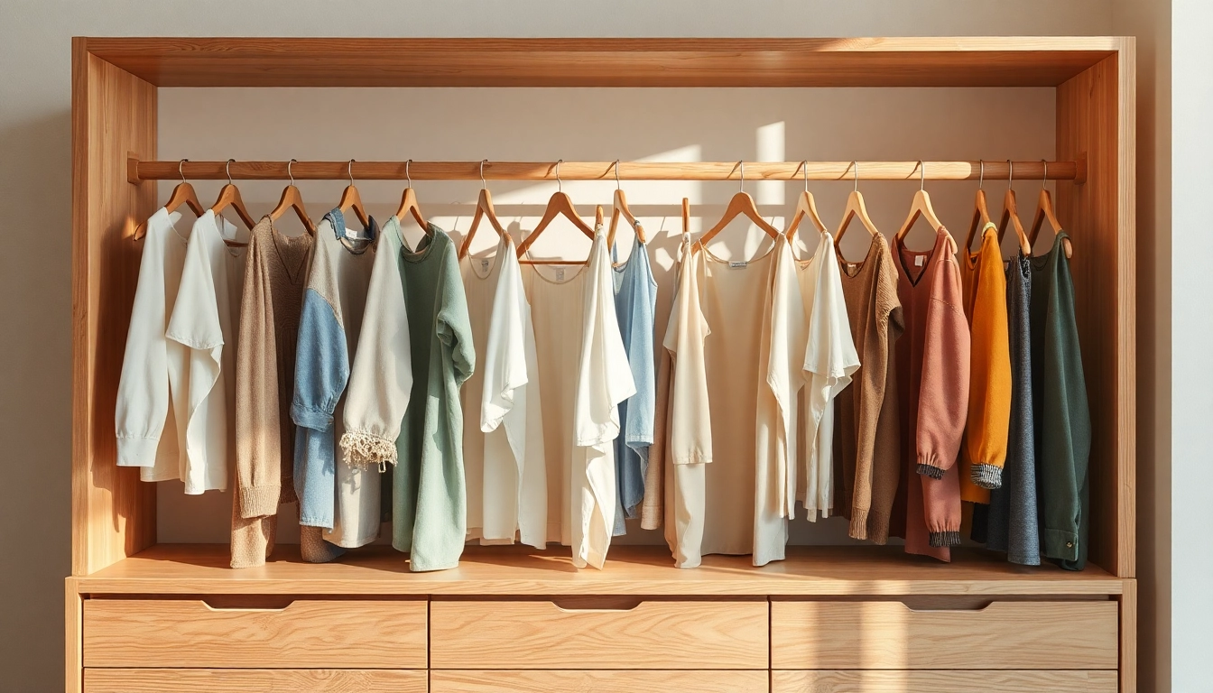 Nachhaltige kleiderbügel aus recyceltem Material präsentieren die umweltfreundliche Alternative zu herkömmlichen Kleiderbügeln.