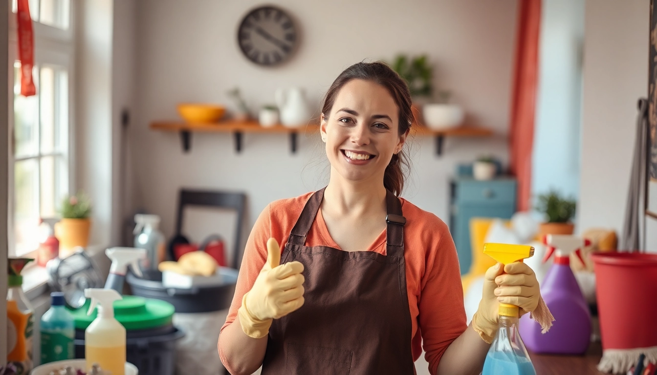 Domestic worker demonstrating tasks for hauswirtschaft stelle hameln, providing a warm home environment.