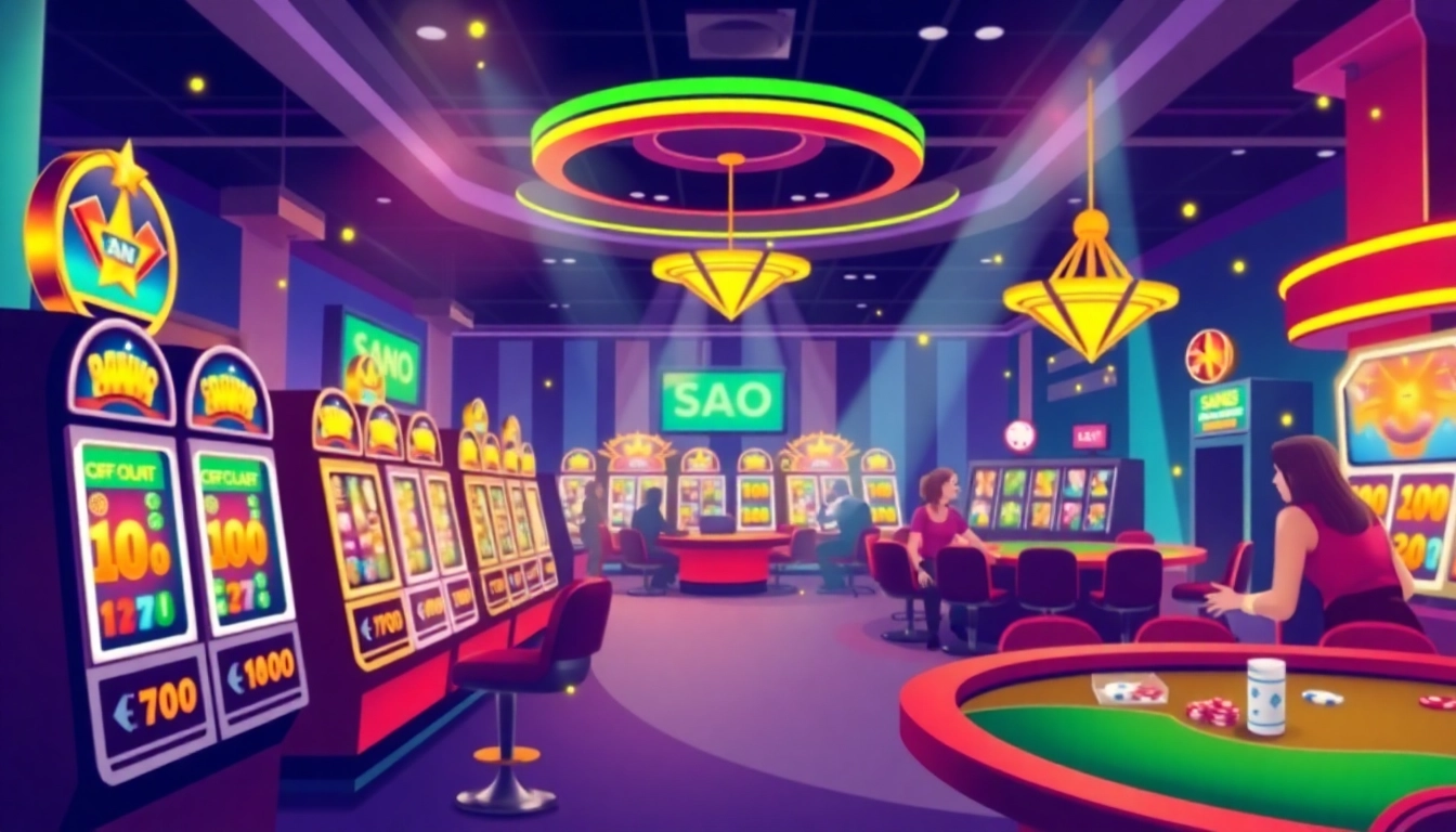 Maximize your wins with an exciting online casino bonus in a vibrant gaming environment.