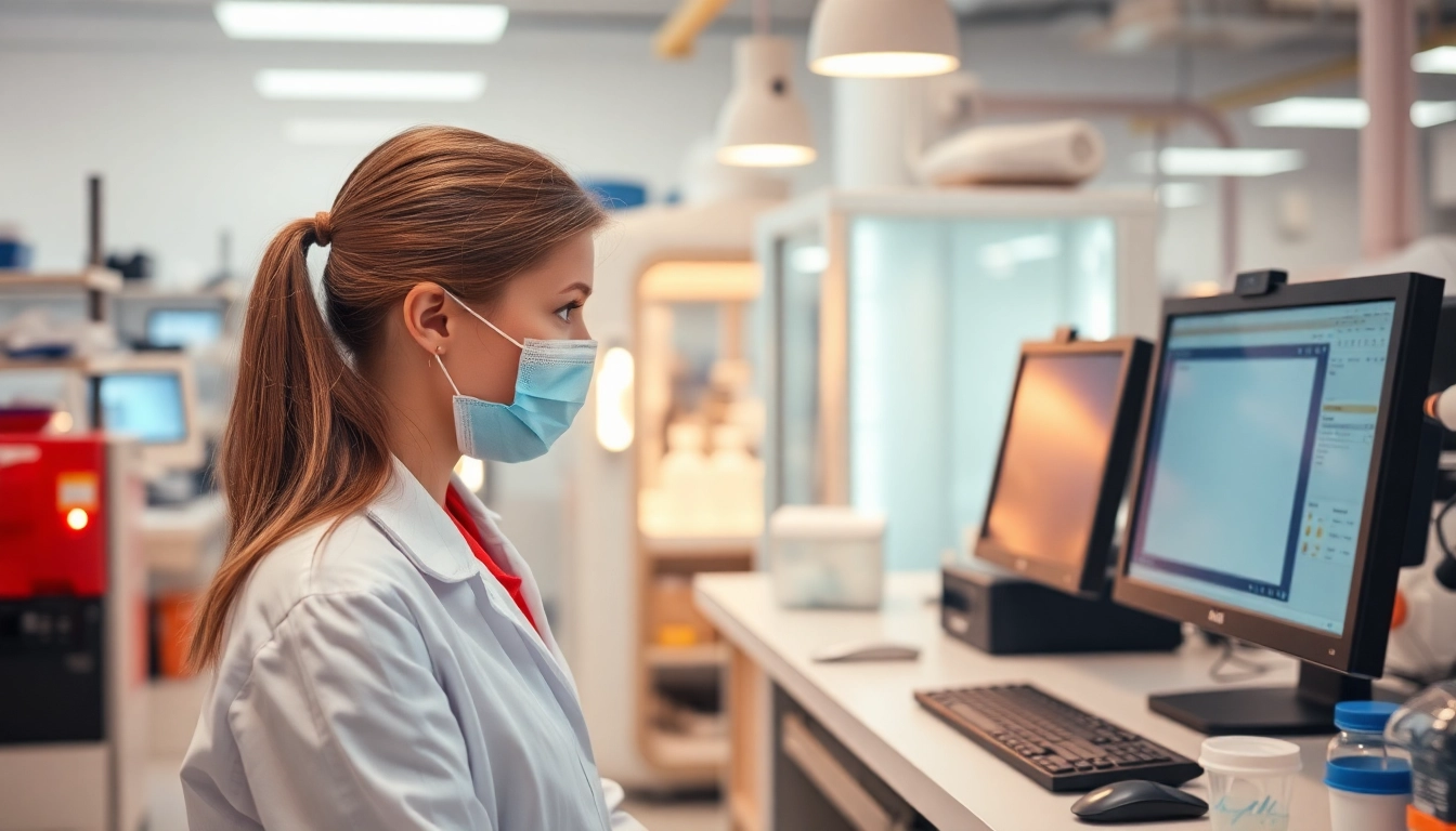 Optimieren Sie Order entry mit modernem Labor-Setup und computergestützter Technologie für Effizienz und Genauigkeit.