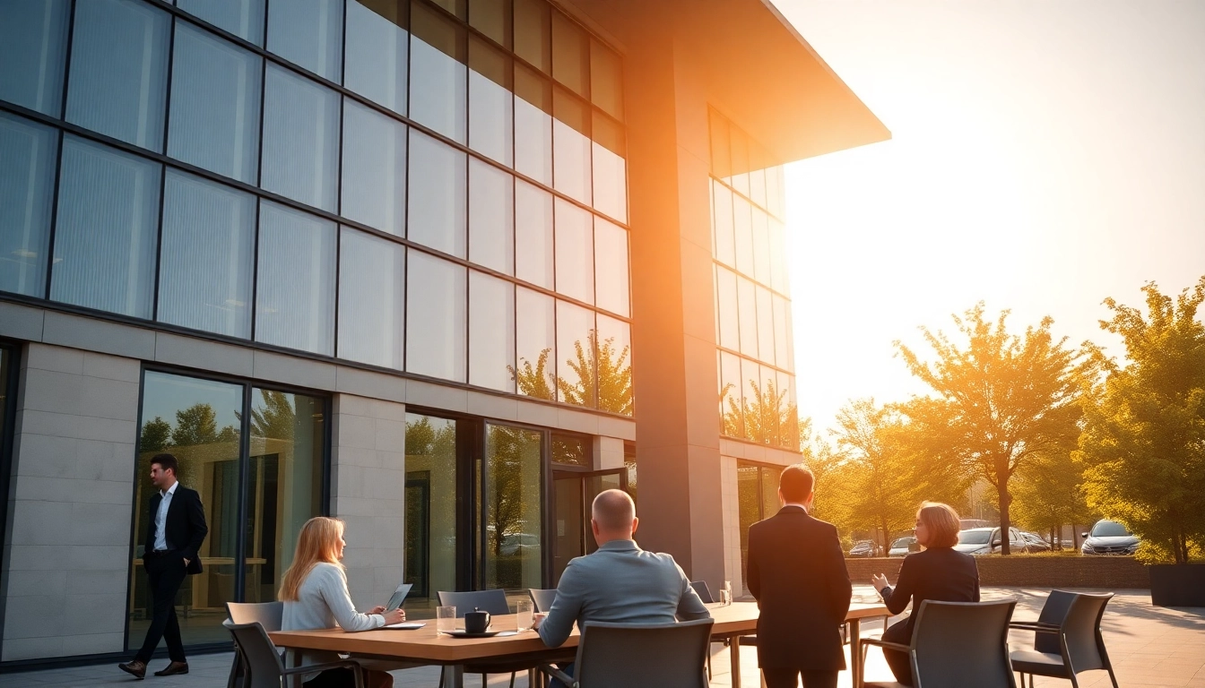 Beratungsmeeting bei Unternehmensberatung Hannover in einem modernen Büro, das Vertrauen und Professionalität ausstrahlt.