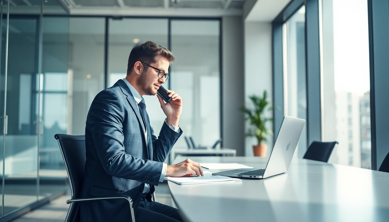 Headhunter Düsseldorf in einer professionellen Büroumgebung bei der Personalvermittlung.