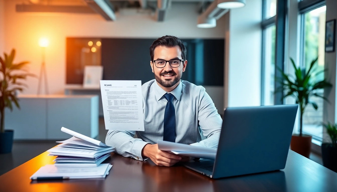 Headhunter Rostock strategizing recruitment in a modern office.