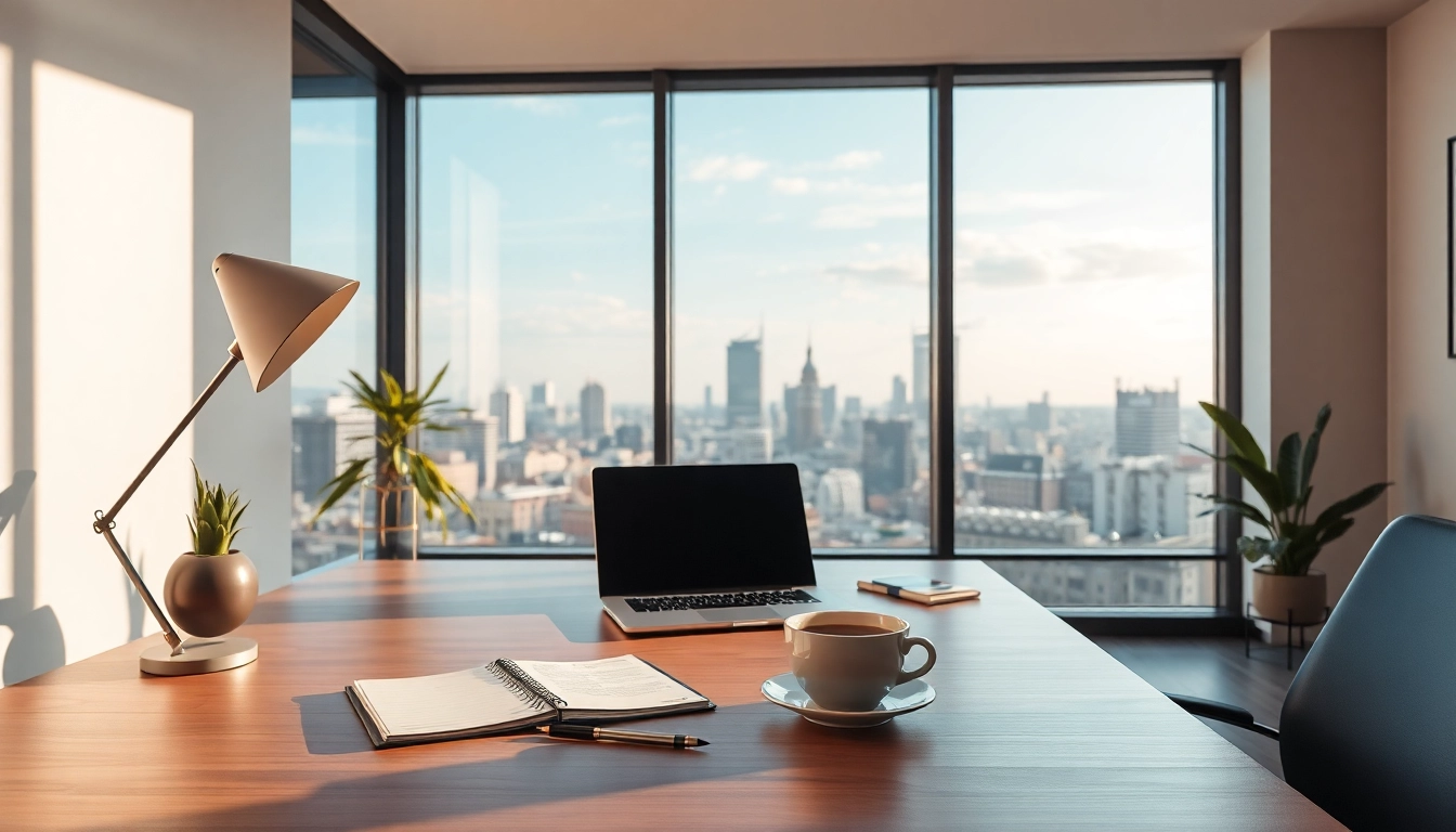 Professioneller Headhunter Erfurt in einem modernen Büro, ausgestattet mit Laptop und Notizen.