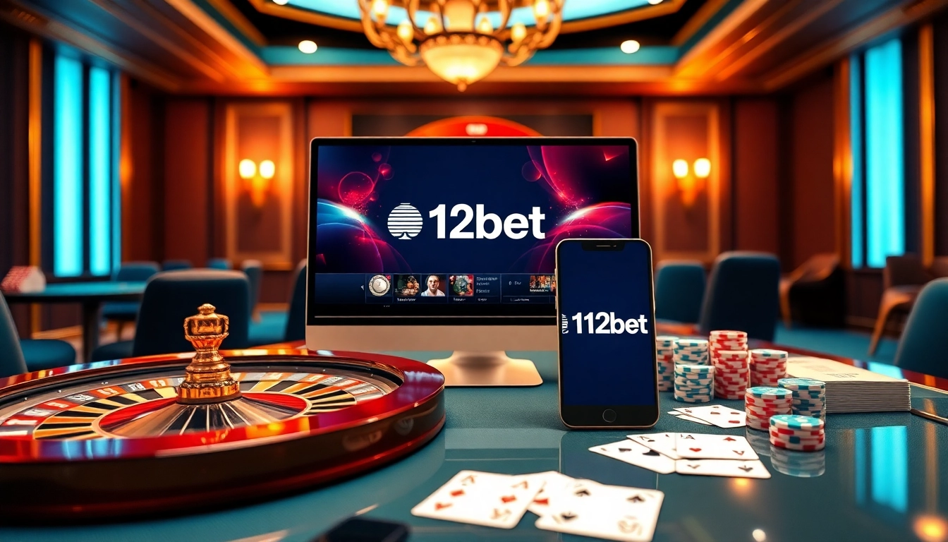 Experience the excitement of link 12bet with a vibrant casino atmosphere featuring exciting online gambling elements.
