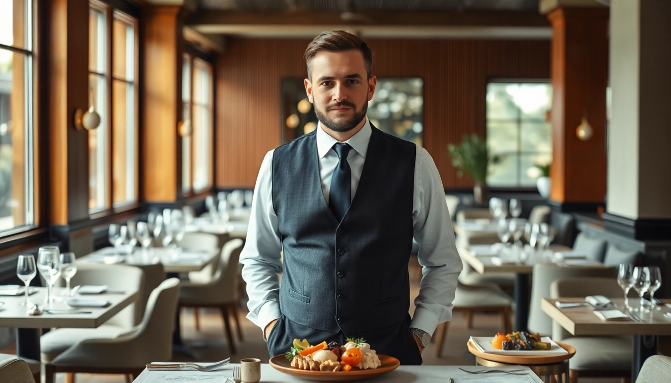Headhunter Gastronomie vermittelt qualifiziertes Personal in einem modernen Restaurant.