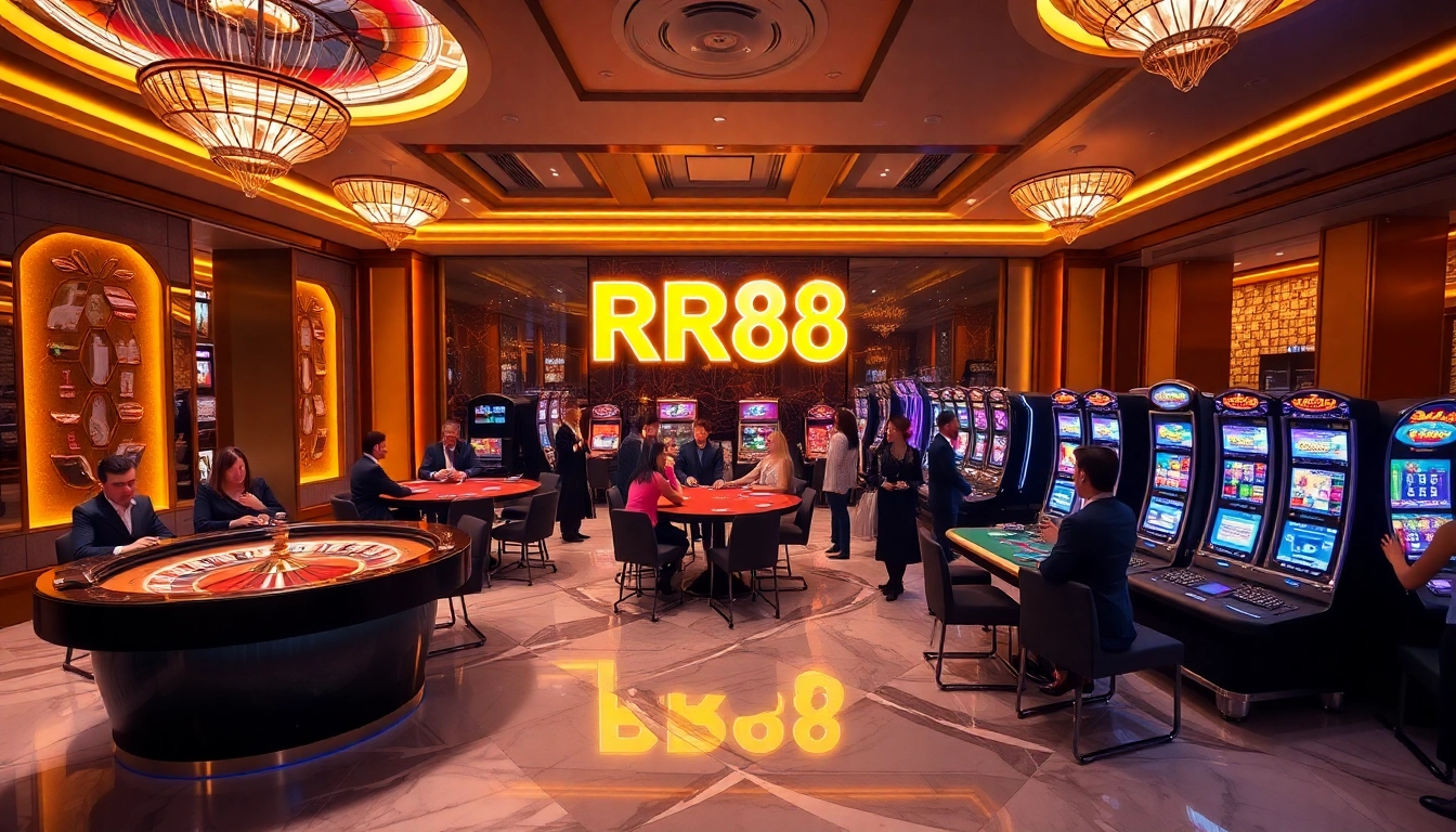 Experience thrilling gameplay at https://rr88rd.com/ with exciting casino tables and vibrant slot machines.