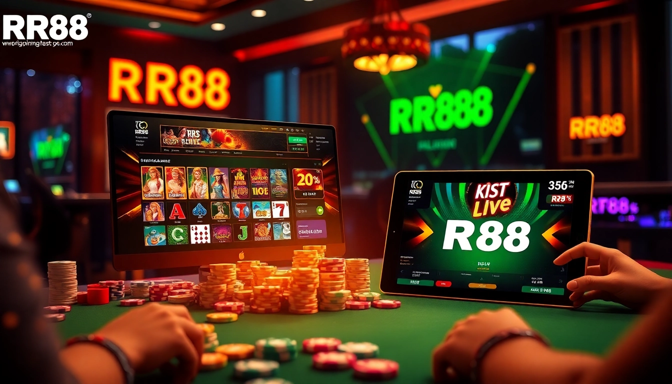Engage with RR88's immersive online casino experience featuring dynamic games and exciting gameplay.