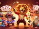 Engage with thrilling slots at FAFA828 featuring vibrant characters, rich casino elements, and energetic gameplay.