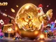 Engage with xoilactv39, featuring a golden dragon over poker chips in a vibrant casino scene.
